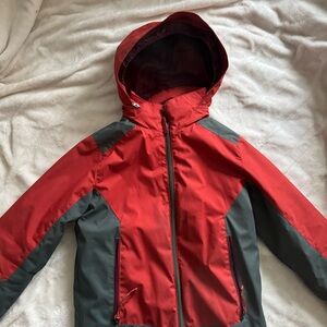LL Bean Kids 3 in 1 Winter Jacket - size 8